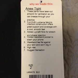 Lulu lemon Hugged Sensation leggings